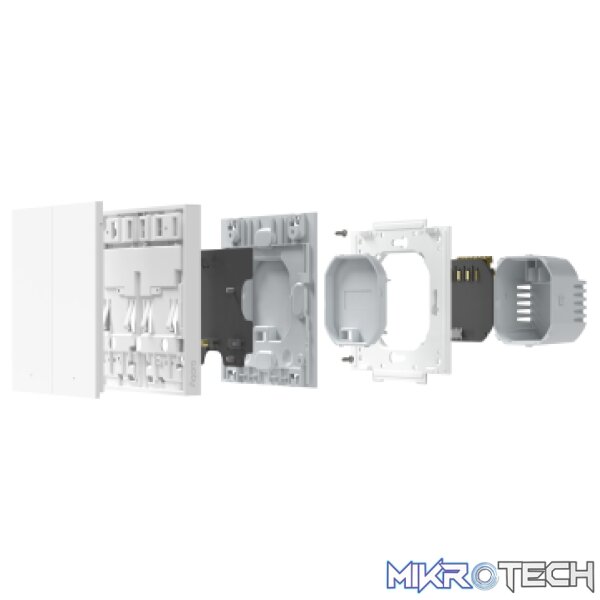 Aqara Smart Wall Switch H1 EU (With Neutral, Double Rocker) | WS-EUK04 - Image 3