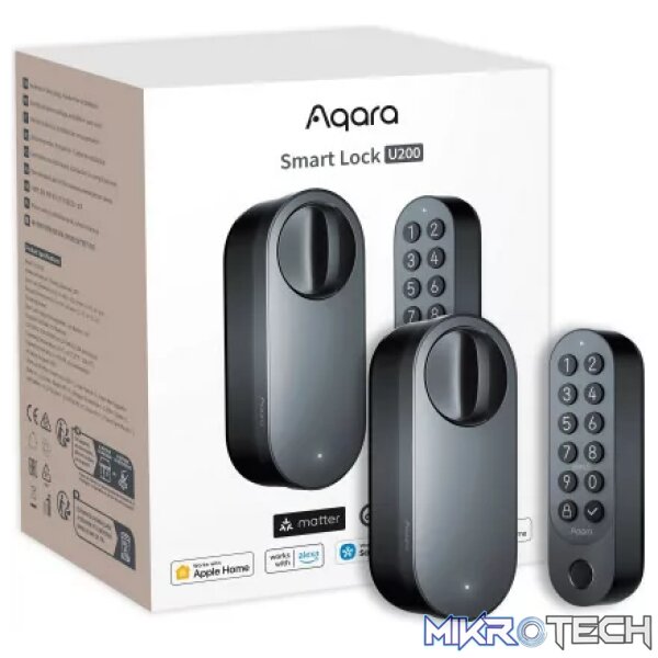 Aqara U200 Retrofit Smart Door Lock Black|EL-D02D - Image 5
