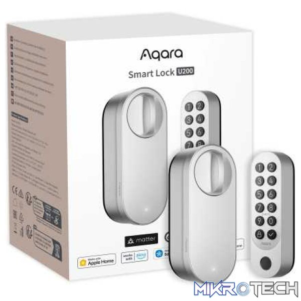 Aqara U200 Retrofit Smart Door Lock Silver|EL-D02D - Image 4