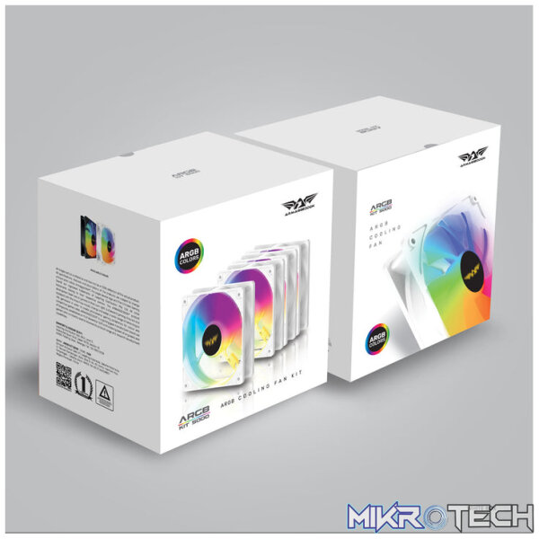 Armaggeddon ARGB KIT 5000 Cooling 12cm Fan Kit - Image 12
