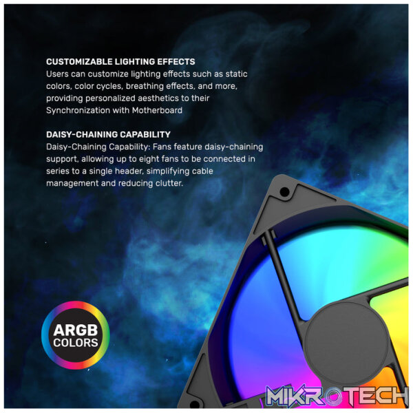 Armaggeddon ARGB KIT 5000 Cooling 12cm Fan Kit - Image 8