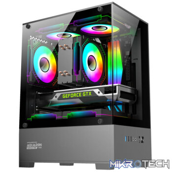Armaggeddon Aquaron Duplex One RGB MicroATX Gaming Case