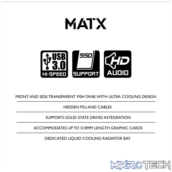 Armaggeddon Aquaron MicroATX Gaming Case - Image 10