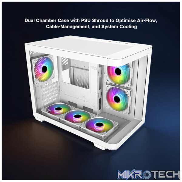 Armaggeddon Aquaron X-Curve 285 MicroATX Gaming Case - Image 12