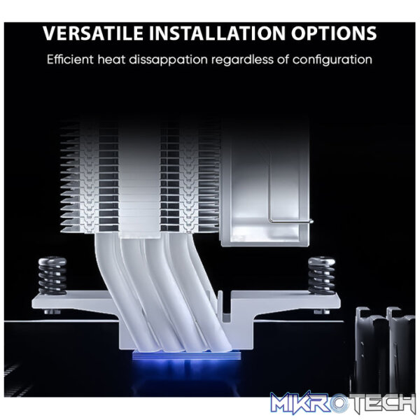 Armaggeddon Blizzard 2 ARGB CPU Cooler - Black - Image 6