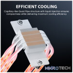 Armaggeddon Blizzard 2 ARGB CPU Cooler - Black - Image 7