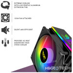 Armaggeddon Blizzard 2 ARGB CPU Cooler - Black - Image 9