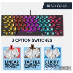Armaggeddon MKA-1C Neo Psychswift 61 keys Mechanical Keyboard - Image 10