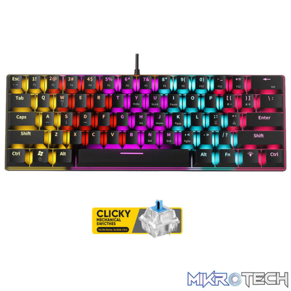 Armaggeddon MKA-1C Neo Psychswift 61 keys Mechanical Keyboard - Image 5