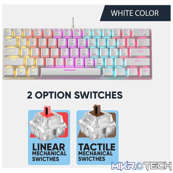 Armaggeddon MKA-1C Neo Psychswift 61 keys Mechanical Keyboard - Image 8