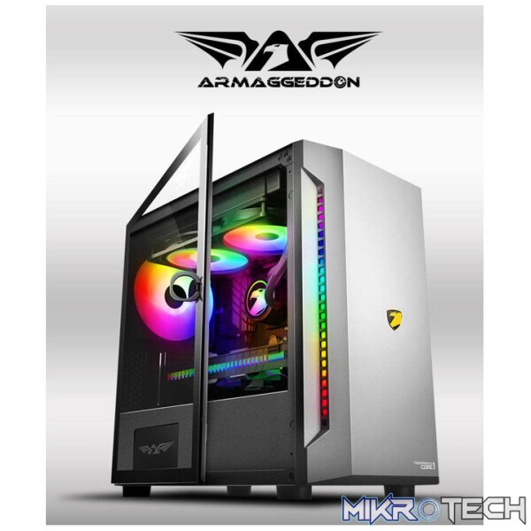 Armaggeddon Tessaraxx Core 1 Air Micro-ATX Gaming Case - Image 3