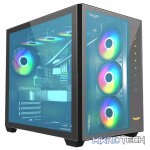 Armaggeddon Tessaraxx Core 12 Air E-ATX Gaming Case - Black - Image 2
