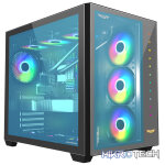 Armaggeddon Tessaraxx Core 12 Air E-ATX Gaming Case - Black