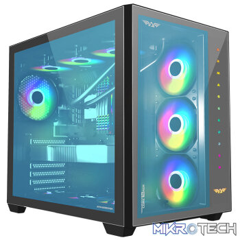 Armaggeddon Tessaraxx Core 12 Air E-ATX Gaming Case - Black