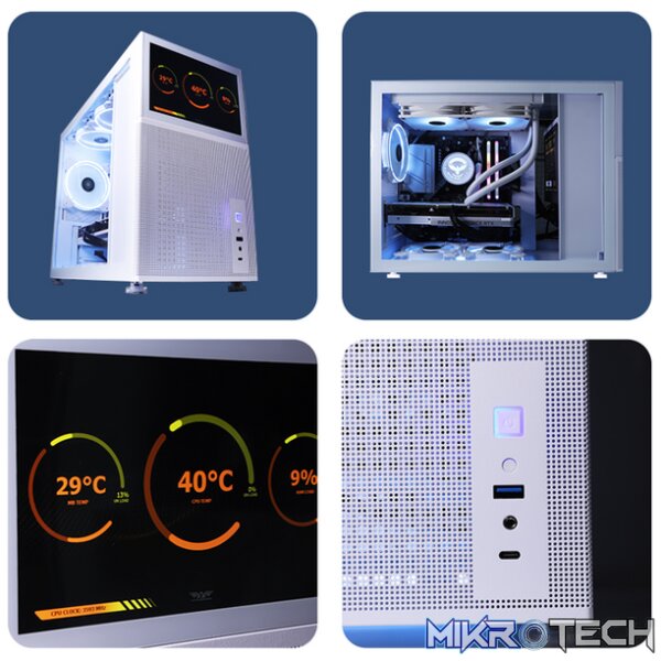Armaggeddon Tessaraxx Core Vision  Micro-ATX Gaming Case - Image 11