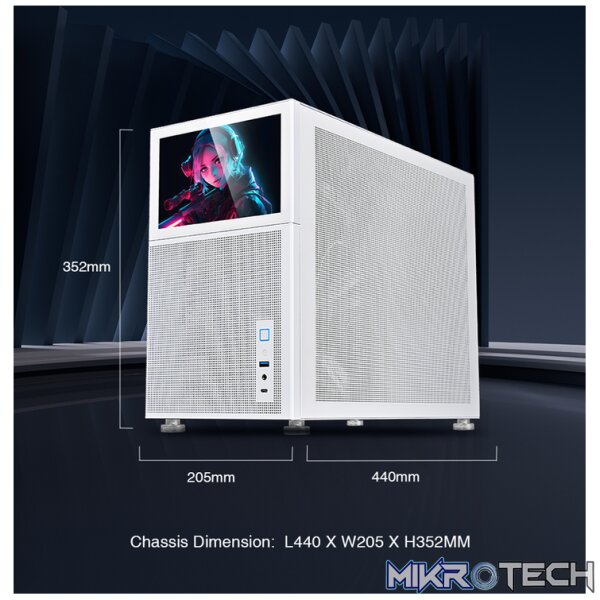 Armaggeddon Tessaraxx Core Vision  Micro-ATX Gaming Case - Image 8