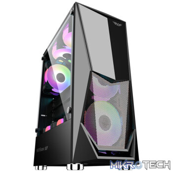 Armaggeddon Tritron 1 ATX Gaming Case with 3xARGB Fans