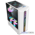 Armaggeddon Tritron Pro 300 ATX Gaming Case with 3x ARGB Fans - Black
