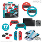 Armor3 17-in-1 Accessory Party Kit For Nintendo Switch