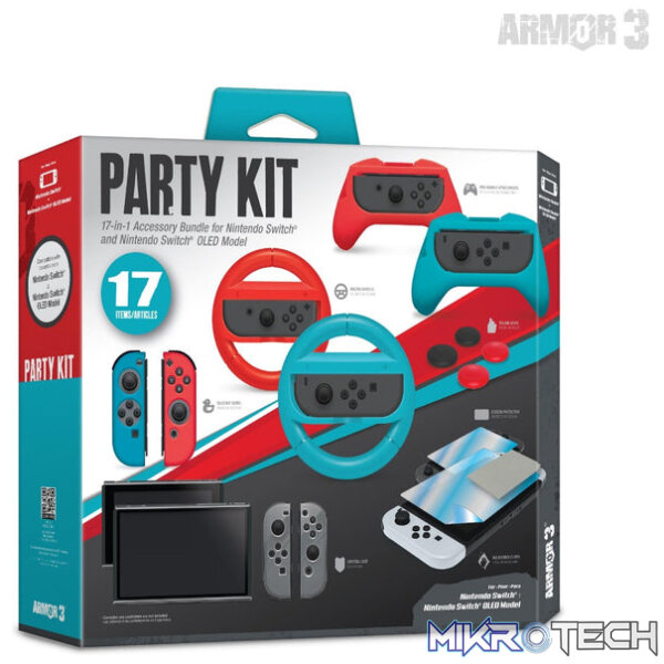 Armor3 17-in-1 Accessory Party Kit For Nintendo Switch - Image 8