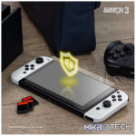 Armor3 Tempered Glass Screen Protector 2 Pack For Nintendo Switch OLED - Image 2