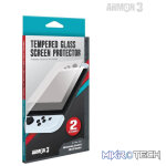 Armor3 Tempered Glass Screen Protector 2 Pack For Nintendo Switch OLED - Image 4