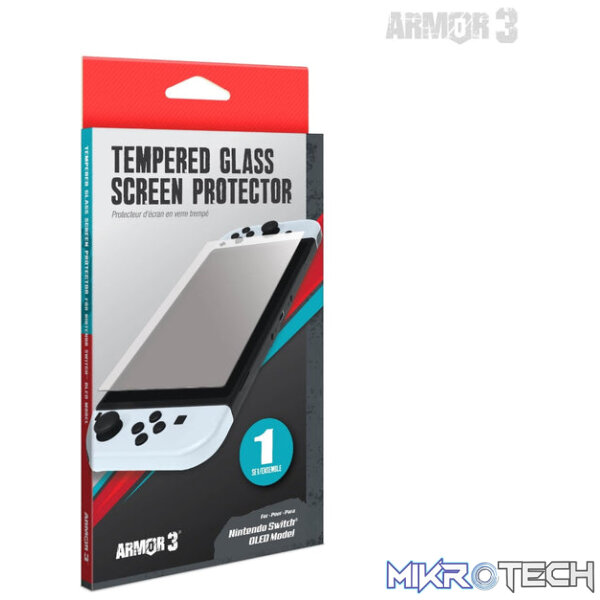 Armor3 Tempered Glass Screen Protector For Nintendo Switch OLED - Image 3