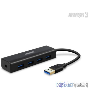 Armor3 Universal 4-Port USB 3.0 Hub