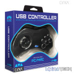 Cirka Saturn-Style USB Controller for PC/ Mac - Black - Image 2