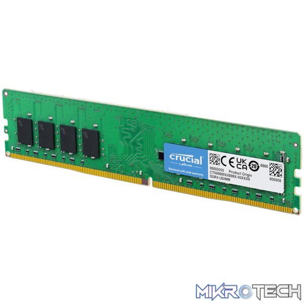 Crucial 16GB DDR4 3200MHz UDIMM Desktop Memory - Image 2