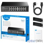 Cudy 16 Port Gigabit Rack-Mount Switch | GS1016 - Image 3