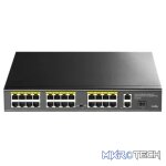 Cudy 24 Port Fast Ethernet PoE 290W 2 Gigabit 1SFP Switch | FS1026PS1 - Image 2