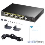 Cudy 24 Port Gigabit PoE 300W 2SFP Switch | GS1026PS2 - Image 3
