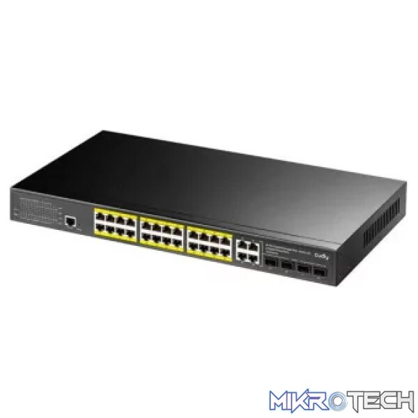 Cudy 24 Port Gigabit PoE 400W 4 Gigabit 4SFP Switch | GS2028PS4-400W - Image 2