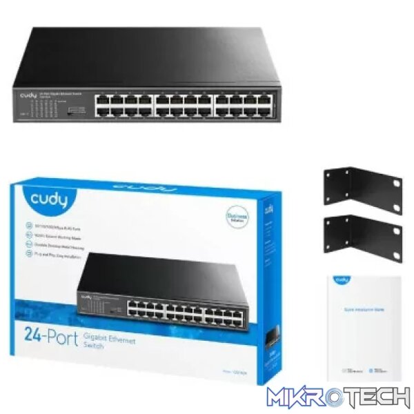 Cudy 24 Port Gigabit Unmanaged Desktop Switch | GS1024 - Image 4
