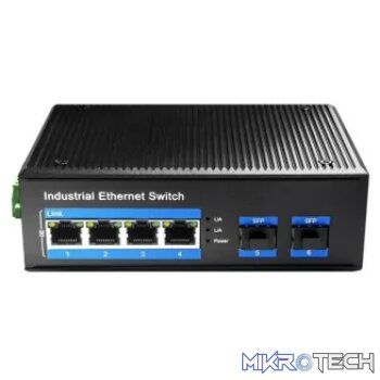 Cudy 4 Port Gigabit Industrial 2SFP Switch | IG1004S2