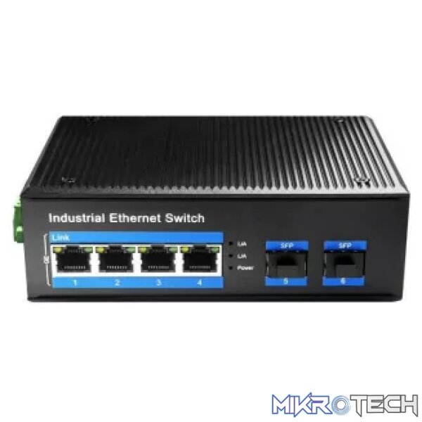 Cudy 4 Port Gigabit Industrial 2SFP Switch | IG1004S2 Cudy 4 Port Gigabit Industrial 2SFP Switch | IG1004S2