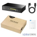 Cudy 5 Port Gigabit, 4 PoE 120W, 1SFP Switch | GS1005PTS1 - Image 4