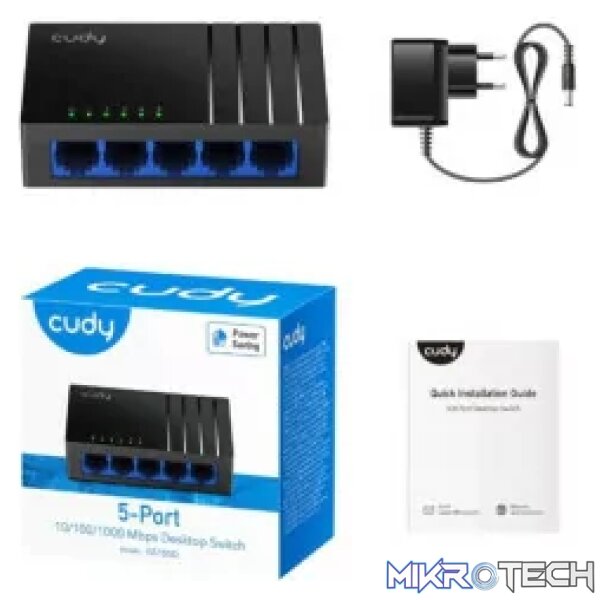 Cudy 5 Port Gigabit Desktop Switch | GS105D - Image 4