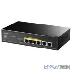 4 Port PoE 60W Switch | FS1006P
