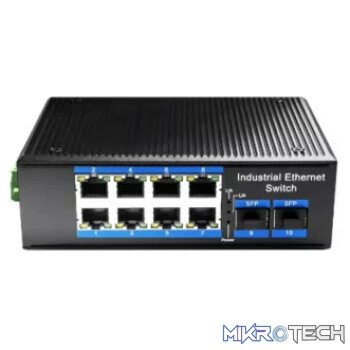 Cudy 8 Port Gigabit Industrial 2SFP Switch | IG1008S2