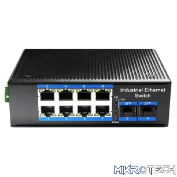 Cudy 8 Port Gigabit Industrial PoE+2SFP Switch | IG1008S2 Cudy 8 Port Gigabit Industrial PoE+2SFP Switch | IG1008S2
