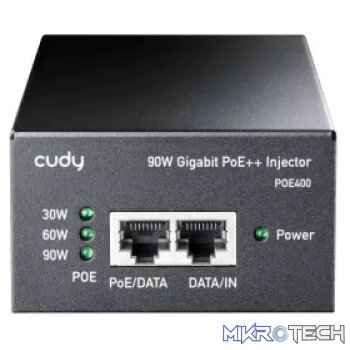 Cudy 90W Gigabit PoE+/PoE Injector | POE400