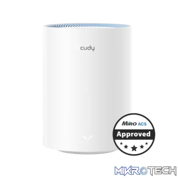 Cudy Dual Band 1200Mbps WiFi 5 Fast Ethernet Mesh Router | M1200 (1-Pack) Cudy Dual Band 1200Mbps WiFi 5 Fast Ethernet Mesh Router | M1200 (1-Pack)