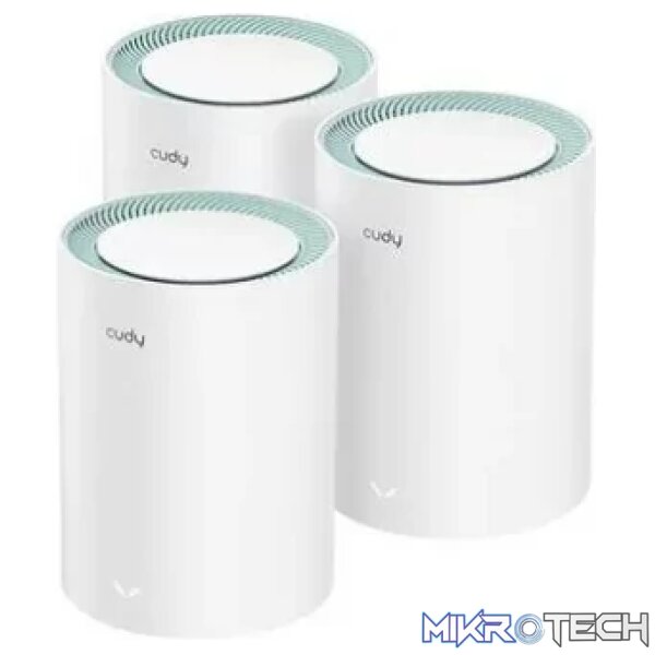 Cudy Dual Band 1200Mbps WiFi 5 Gigabit Mesh 3 Pack | M1300 (3-Pack) - Image 2
