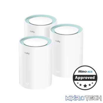 Cudy Dual Band 1200Mbps WiFi 5 Gigabit Mesh 3 Pack | M1300 (3-Pack)