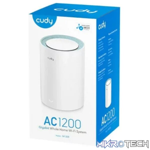 Cudy Dual Band 1200Mbps WiFi 5 Gigabit Mesh Router | M1300 (1-Pack) - Image 4