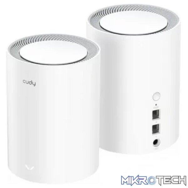 Cudy Dual Band 1800Mbps WiFi 6 Gigabit Mesh 2-Pack | M1800 (2-Pack) - Image 2