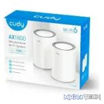 Cudy Dual Band 1800Mbps WiFi 6 Gigabit Mesh 2-Pack | M1800 (2-Pack) - Image 3