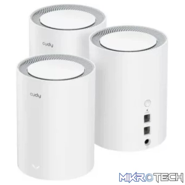 Cudy Dual Band 1800Mbps WiFi 6 Gigabit Mesh 3-Pack | M1800 (3-Pack) - Image 3